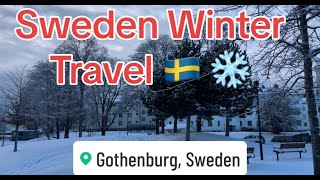 Sweden Winter  Gothenburg Travel  youtubevideo youtubevideo winter travel trending viral [upl. by Ffoeg]