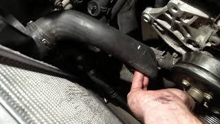 Alternator removal w211 e55 AMG diy [upl. by Mabelle]