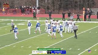 Souhegan Sabers vs Pelham Pythons NHIAA D2 Football Championship 112324 [upl. by Tedric]