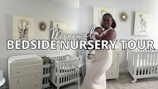 BEDSIDE NURSERY TOUR  NURSERY ORGANIZATION  BABY BOY NURSERY IDEAS [upl. by Atir]