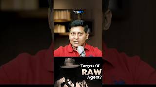 What is the target of a Raw Agent  Lucky Bisht answers  shorts spy podcast [upl. by Lock]