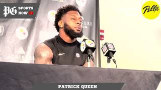 SteelersRavens reaction Patrick Queen explains 2point stop that delivered win vs his former team [upl. by Asilej]