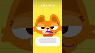 BRUSH BRUSH AWAY those Little MONSTERS 🪥 Brush your Teeth with Lingokids [upl. by Hilarius495]