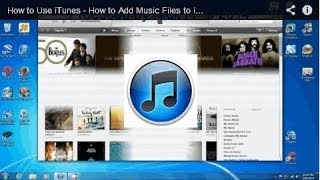 How to Use iTunes  How to Add Files to iTunes Library [upl. by Essirehs]