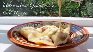 Ukrainian Varenyky Grandmas Traditional Old Recipe  Українські Вареники З Вишнями [upl. by Certie]