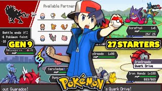 Updated Pokemon GBA ROM Hack With All Pokemons Gen 9 Paradox Forms Gigantamax amp More 2023 [upl. by Hephzibah79]