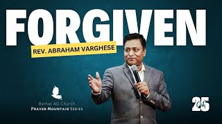 Live  Prayer Mountain  Rev Abraham Varghese  25 Oct 2024 [upl. by Illa591]