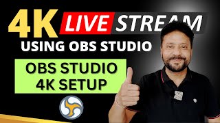 How To Live Stream In 4K Quality on YouTube  Best OBS Studio Setting For 4K Live Stream On Youtube [upl. by Inaflahk275]