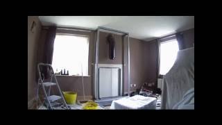 Stove and false chimney breast installation [upl. by Tirrag765]