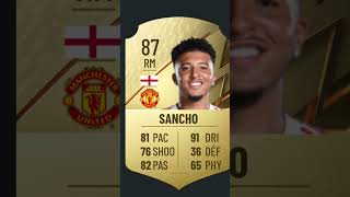 JADON SANCHO FIFA ÉVOLUTION CARDE fifa fifafoot football fifacards fifa soccer futcard [upl. by Mile]