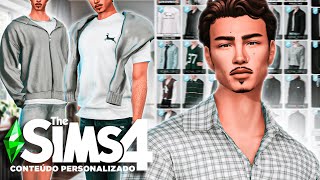 MEGA PACK DE ROUPAS MASCULINAS 2024 🤍​  NOVO CC PARA THE SIMS 4 [upl. by Ailina772]