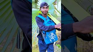 তাল গাছের ডাল দিয়ে বাড়ি তৈরি করলাম 🏡  minivlog vlog [upl. by Phyl]