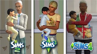 Sims 2 vs Sims 3 vs Sims 4  Nanny [upl. by Justin]