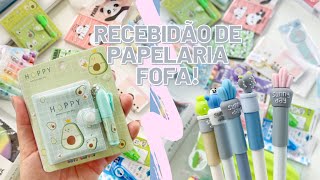 UNBOXING PAPELARIA IMPORTADO KAWAII FOFA [upl. by Eltsirhc]