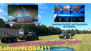 LohnerVLOG411 ISOBUS am FendtONE Dammann I Lemken Solitair auf Getreide einstellen und abdrehen [upl. by Chappell]