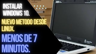 COMO INSTALAR WIN 10 EN LA JUANA MANSO  PARA JUEGOS Y COMPATIBILIDAD CON APPS [upl. by Charmain382]