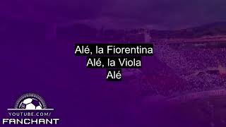 Cori della Fiorentina  Ultras Curva Fiesole CON TESTO [upl. by Onateyac]