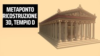 Metaponto TEMPIO D ricostruzione 3d [upl. by Margaretta]