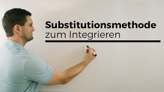 Substitutionsmethode Integrieren Integration für Bruch mit ex Teil 1  Mathe by Daniel Jung [upl. by Yelekreb]