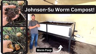 Making Compost Homemade Worm Farm Compost System  Vermicompost [upl. by Gnuhp]