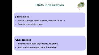 Pharmacologie des antibiotiques [upl. by Touber]