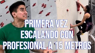 ¡GIMNASTAS ESCALAN CON UNA PROFESIONAL DE VELOCIDAD CON VALE MACÍAS [upl. by Akkahs]