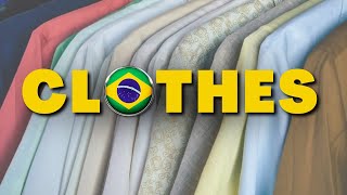 CLOTHES VOCABULARY in Portuguese Brazil  by Tatiana Medeiros [upl. by Paine464]