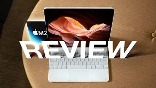 M2 iPad Air Review 3 Weeks Later [upl. by Ynaiffit]