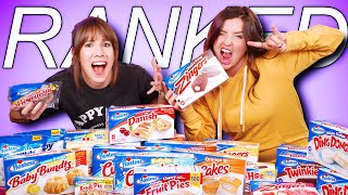 We Ate EVERY Hostess Treat  Taste Tested amp Ranked [upl. by Sonitnatsnoc]