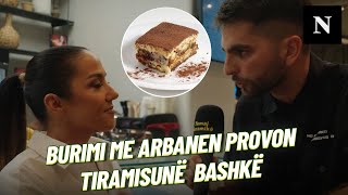 Te Bana’s në Prishtina Mall Burim Pacolli provon tiramisunë bashkë me Arbana Osmanin  qe çka ndodh [upl. by Eninej75]