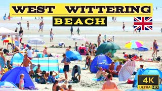 West Wittering Beach🏖️  Chichester  4K  UK🇬🇧 [upl. by Dennett575]