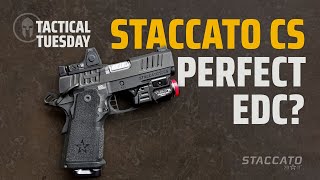 Staccato CS review  The perfect EDC  TACTICAL TUESDAY [upl. by Oznerol]