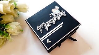 Beautiful Handmade Scrapbook  Memories Scrapbook  DIY Scrapbook Making Ideas  Tutorial [upl. by Lissa78]