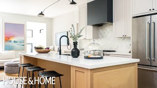 Kitchen Makeover A White amp Wood Palette Wows [upl. by Forward]