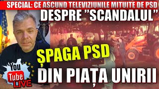 LIVE Scandalul de la Unirii Ce ascund televiziunile despre acțiunea lui Nicușor Dan Șpaga PSD [upl. by Pasia]