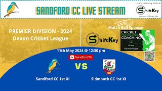 Sandford CC Devon DCL 1st XI v Sidmouth CC 1st XI [upl. by Tamberg]