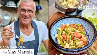 PASTA FREDDA ESTIVA pronta in 12 MINUTI 😉 con Zucchine e Salmone  Ricetta di Chef Max Mariola [upl. by Rabin157]