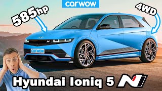 New 585hp Hyundai Ioniq 5 N the AMG A45—slaying EV hyper hatch [upl. by Zacharias]