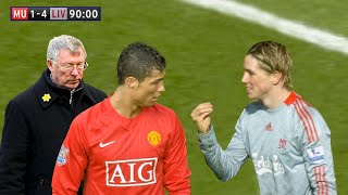 Cristiano Ronaldo amp Sir Alex Ferguson will never forget Fernando Torress performance in this match [upl. by Acinnej742]