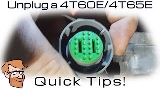 How to Unplug the 4T60E4T65E Transmission • Cars Simplified Quick Tips [upl. by Elliven]