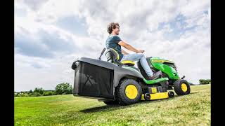 JOHN DEERE FRANCE  NOUVEAUTES 2021 JARDIN amp ESPACES VERTS DE LA GAMME DES TONDEUSES AUTOPORTEES [upl. by Nomad513]