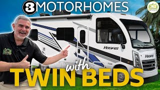 3 Best Class A and C RVs with Twin Beds  2024 Models [upl. by Ssac607]