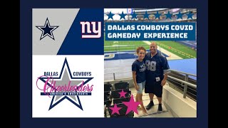 NFL Dallas Cowboys COVID Gameday Experience ★ Dallas Cowboys Cheerleaders Performance ★ Daks Injury [upl. by Hong150]