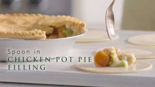 Chicken Pot Pie Empanadas Recipe  Marie Callenders [upl. by Adnotal]