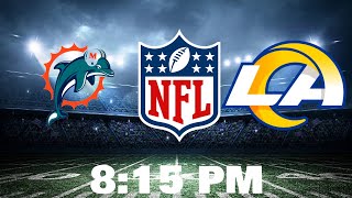 NFL FOOTBALL DOLPHINS VS RAMS LIVE SCOREBOARD [upl. by Etnahsa]