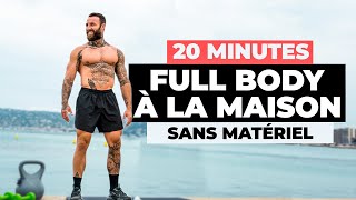 20min entraînement full body à la maison  sans matériel [upl. by Allicirp813]