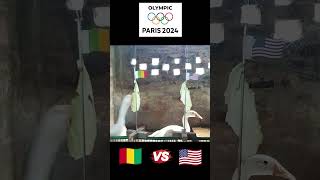 USA VS Guinea Olympic Football Game Winner Selection By Piki Ducks shorts [upl. by Ash]