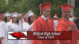 Milford High School Graduation Class of 2019 [upl. by Jarrow561]