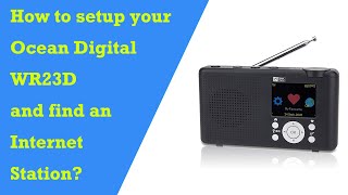 How to setup language or WiFi for your ocean digital WR23D and find an Internet station on Skytune [upl. by Ahseym354]