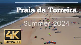 Unbelievable Aerial Views of Torreira Beach PortugalDrone [upl. by Introc696]